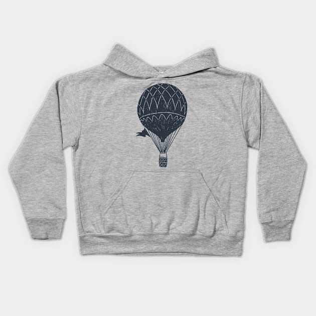 Sport Air Balloon Kids Hoodie by Hastag Pos